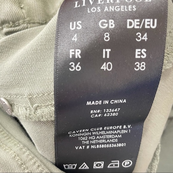 Liverpool Chloe Crop Rolled Cuff High Jean - Picture 10 of 11